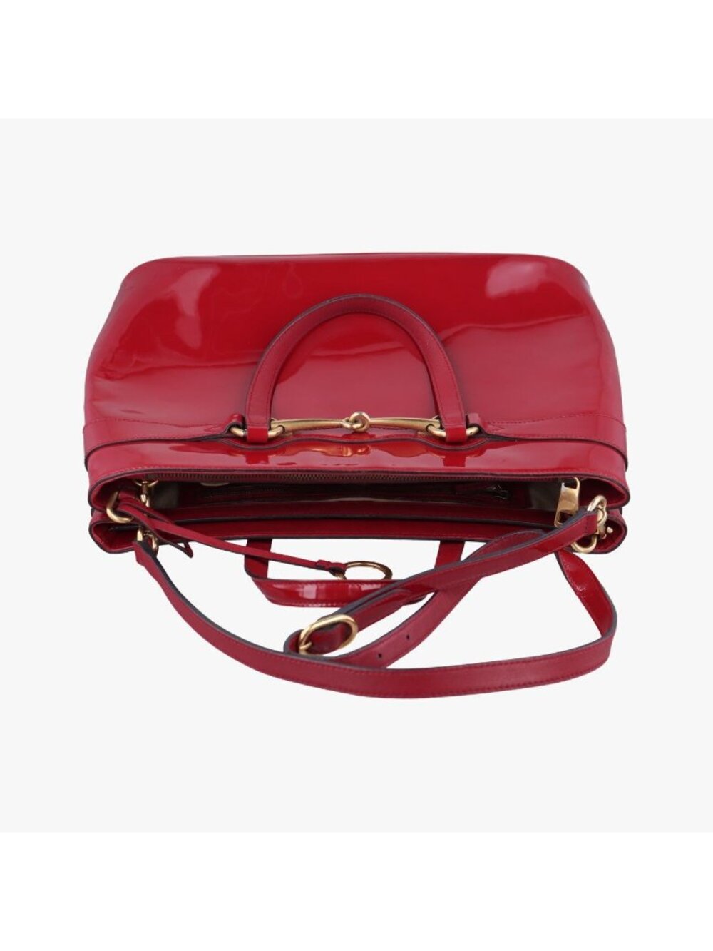 Gucci Bright Bit Red Patent - Picture 8 of 16